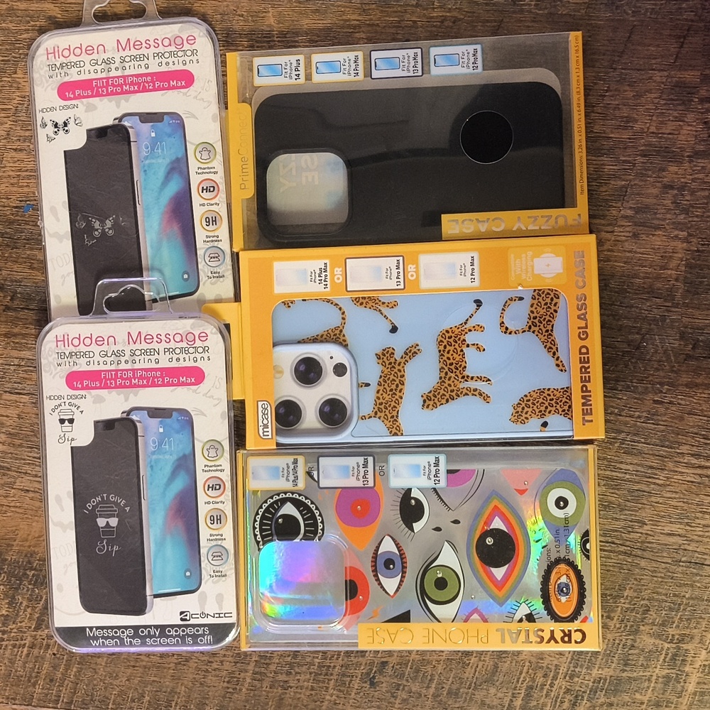 iPhone cases and screen protectors